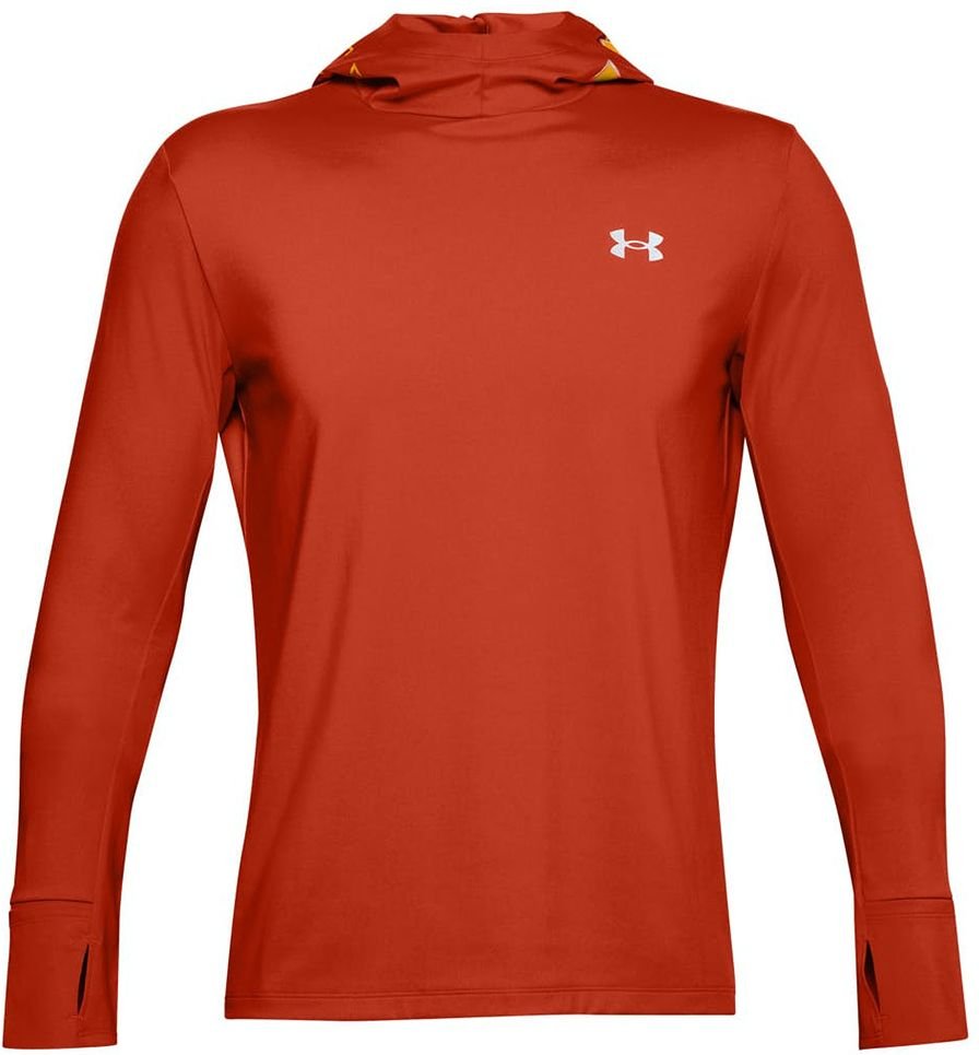 Under Armour Coldgear Herren Orange Running Hoodie
