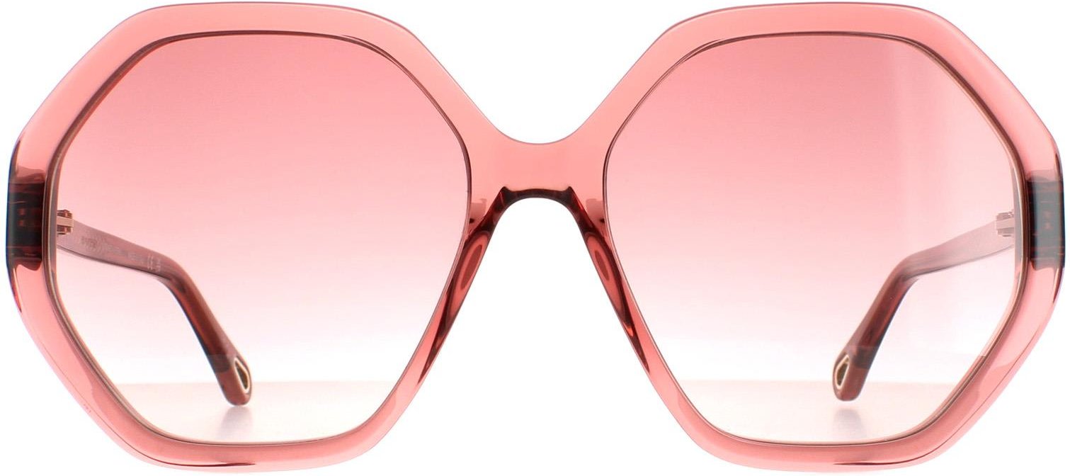 Chloe Rund Damen Rosa Kristall Rosa Braun Farbverlauf CH0008S Esther