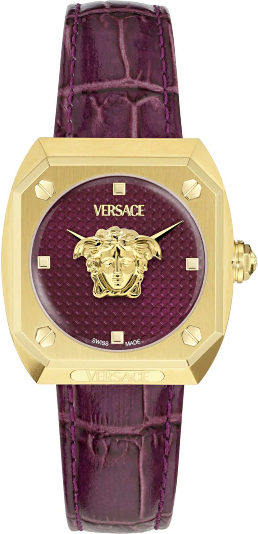 Versace Medusa Antares Burgund Damen Armbanduhr VE0R00125