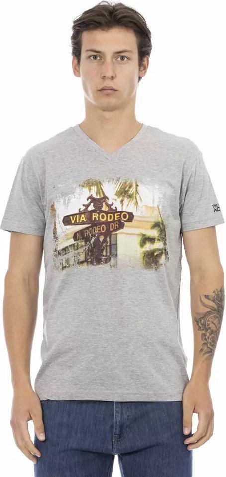 Via Rodeo V-Ausschnitt Grafik T-Shirt