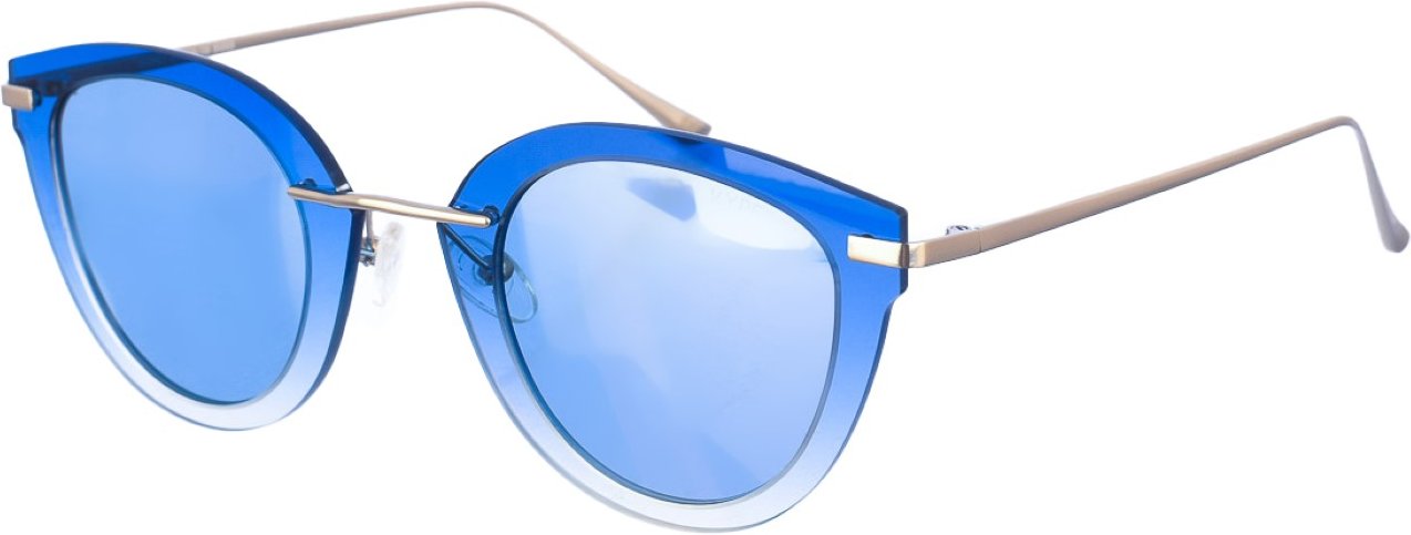 SIDNEY Damen-Sonnenbrille aus Metall in ovaler Form