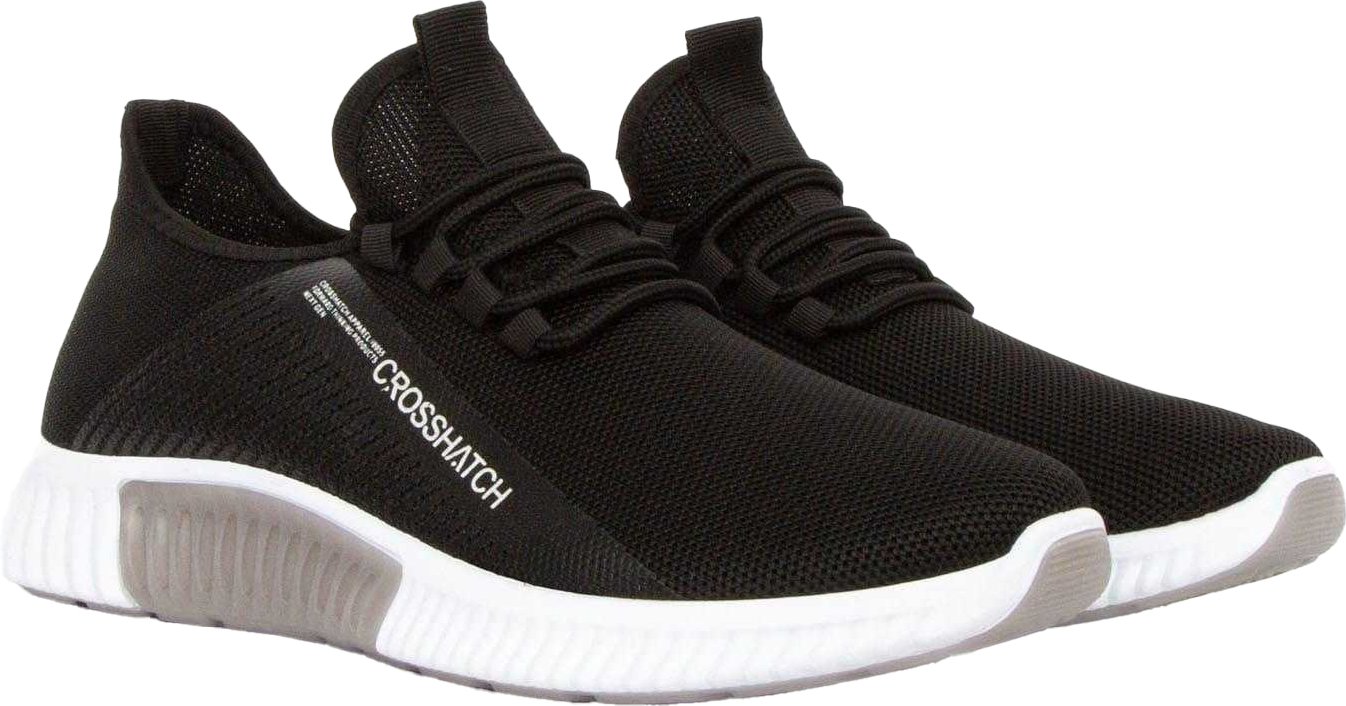 Crosshatch - "Nimbus" Sneaker für Herren (Schwarz)