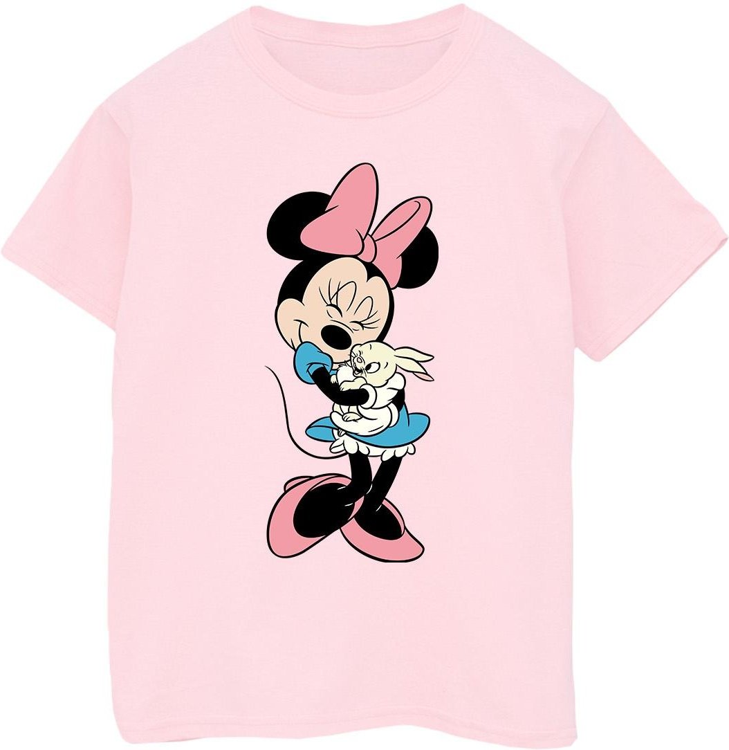 Disney - "Minnie Mouse Bunny Hug" T-Shirt für Mädchen (Babyrosa)