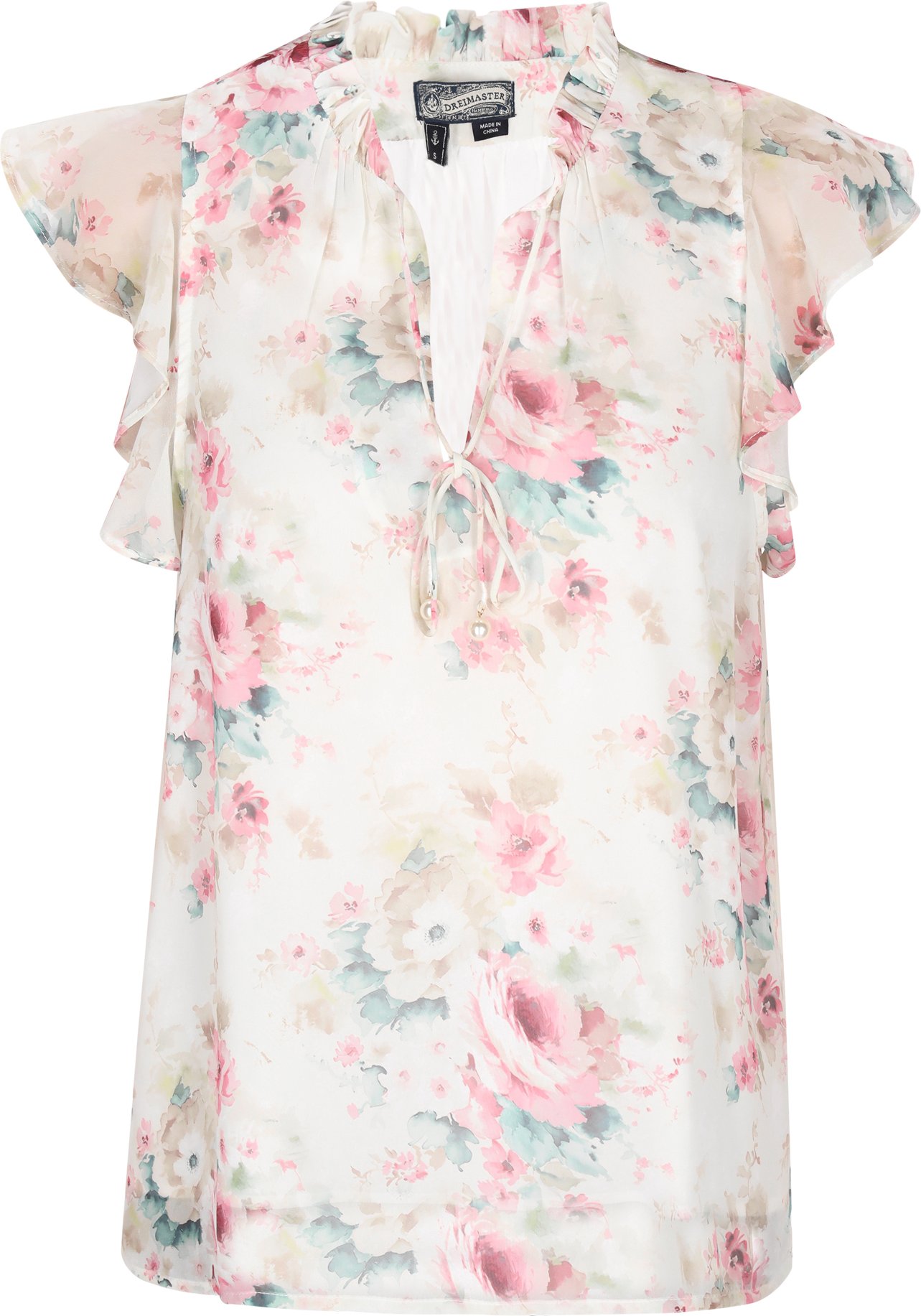 Dreimaster Bluse Frauen Rose
