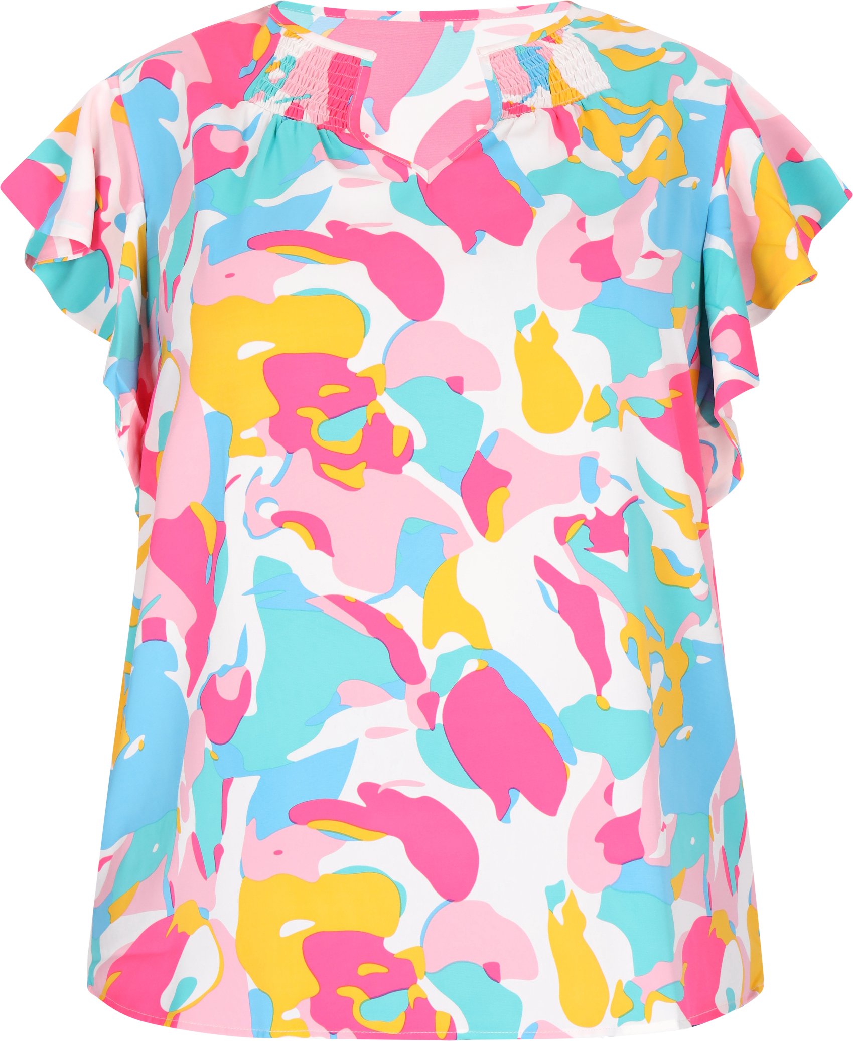 IZIA Bluse in großen Größen Frauen mehrfarbig