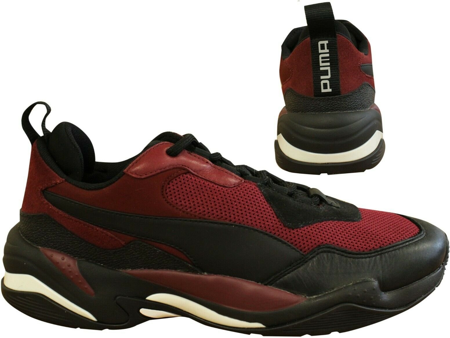 Puma Thunder Spectra Chunky Burgundy Schnüren -up -Gelegenheits -Herren -Trainer 367516 03 B89C