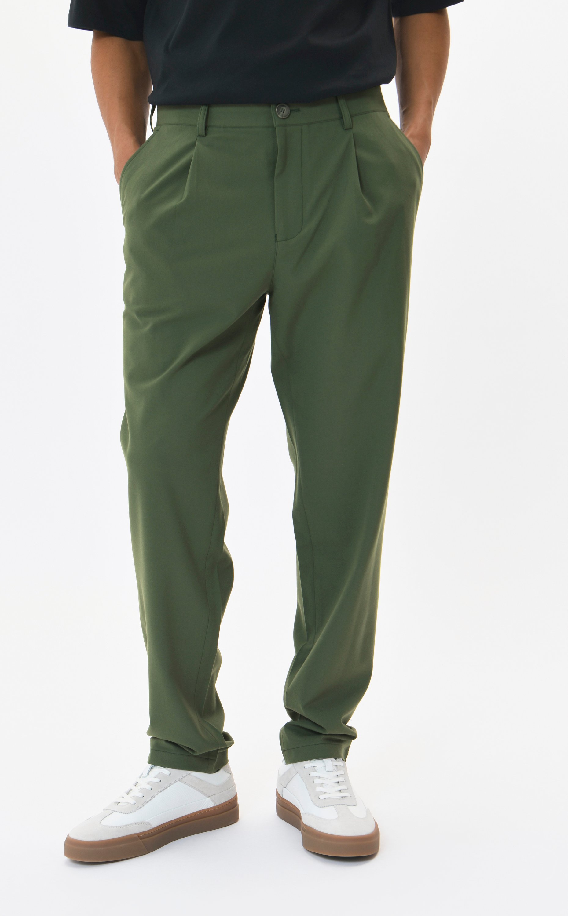 Thumbnail - Casual Hose Gerade Passform green