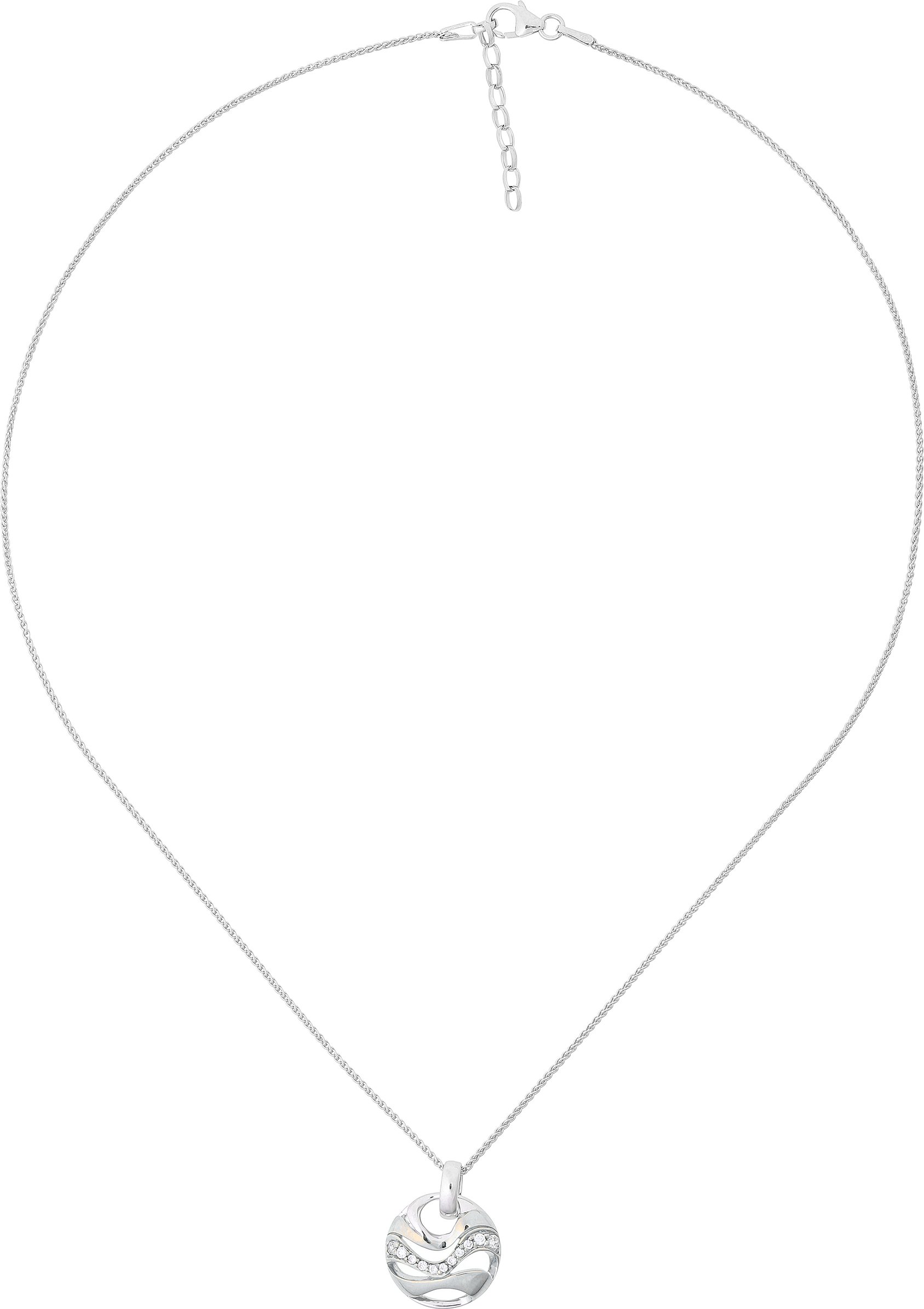 Orphelia 'Elvina' Damenkette mit Anhänger aus 925er Sterlingsilber – Silber ZH-7085