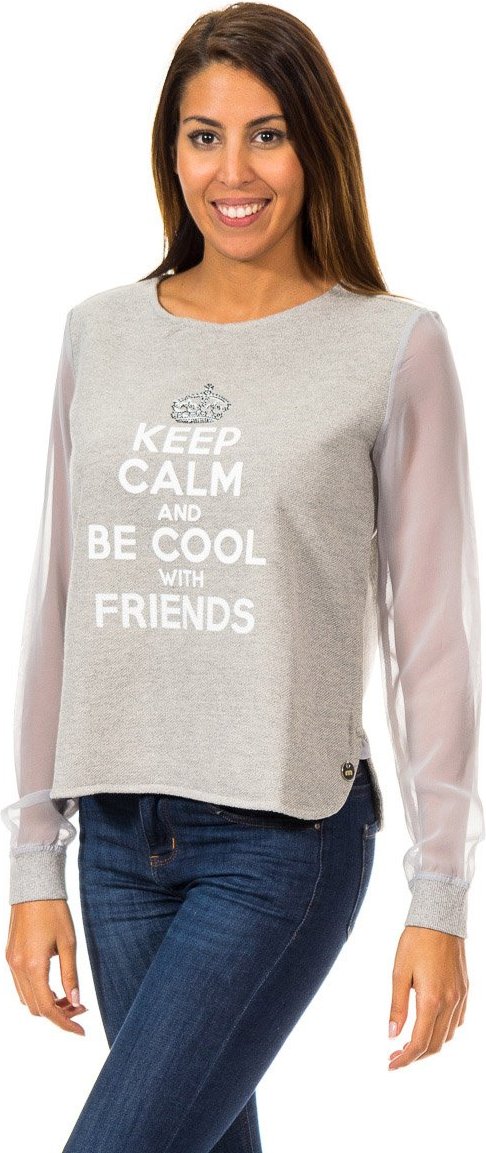 Langarm-Pullover mit Rundhalsausschnitt 70DML0155 woman