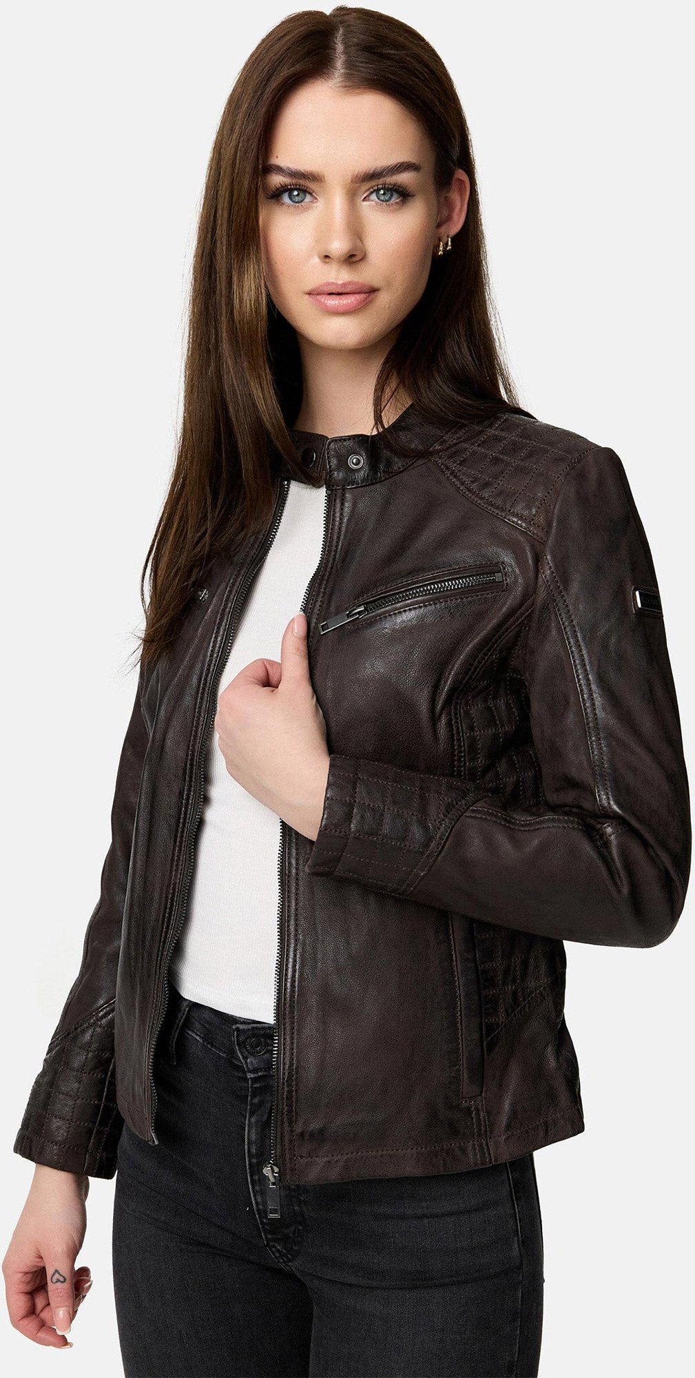 Thumbnail - Tazzio Damen Lederjacke