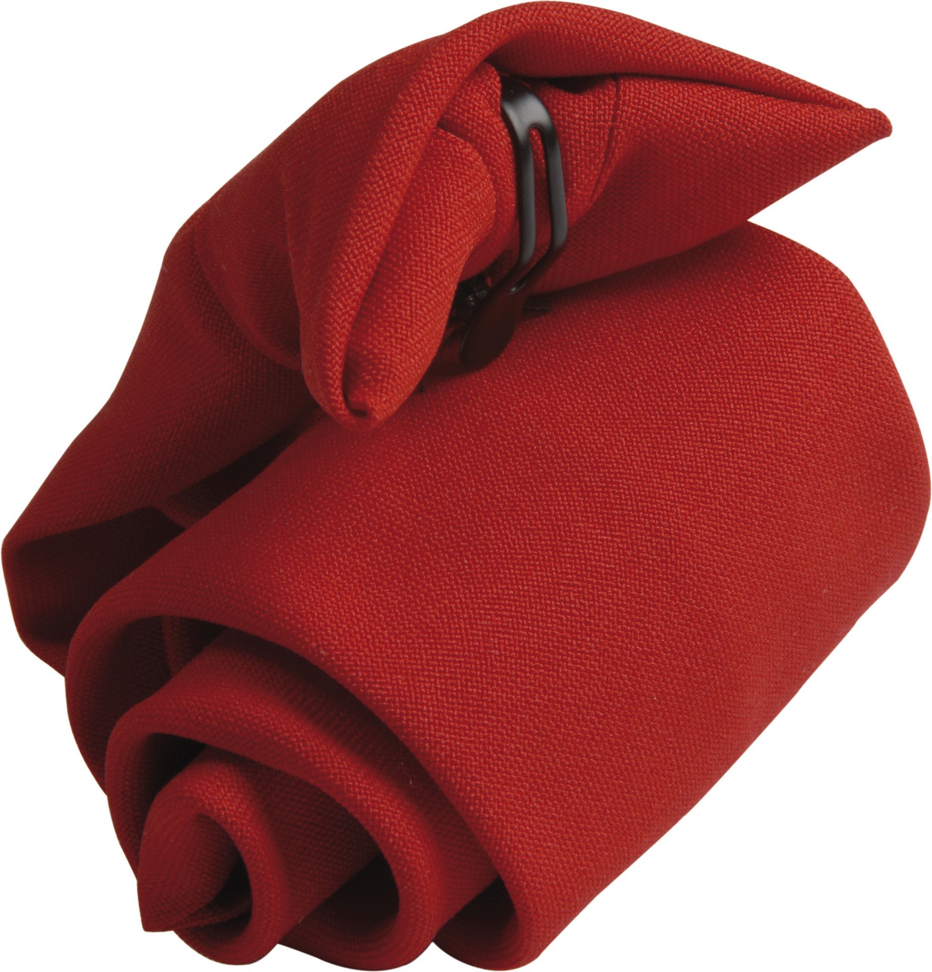 Premier Tie - Schlichte Herren-Krawatte mit Clip (2er-Pack) (Rot)
