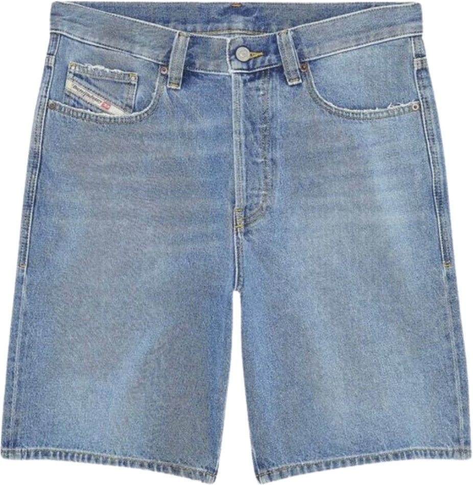 Thumbnail - Diesel Regular-Short Mittelblaue Shorts