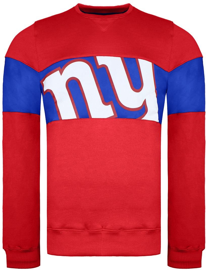 Fanatatik NFL New York Giants Pannelled Mens Pullover