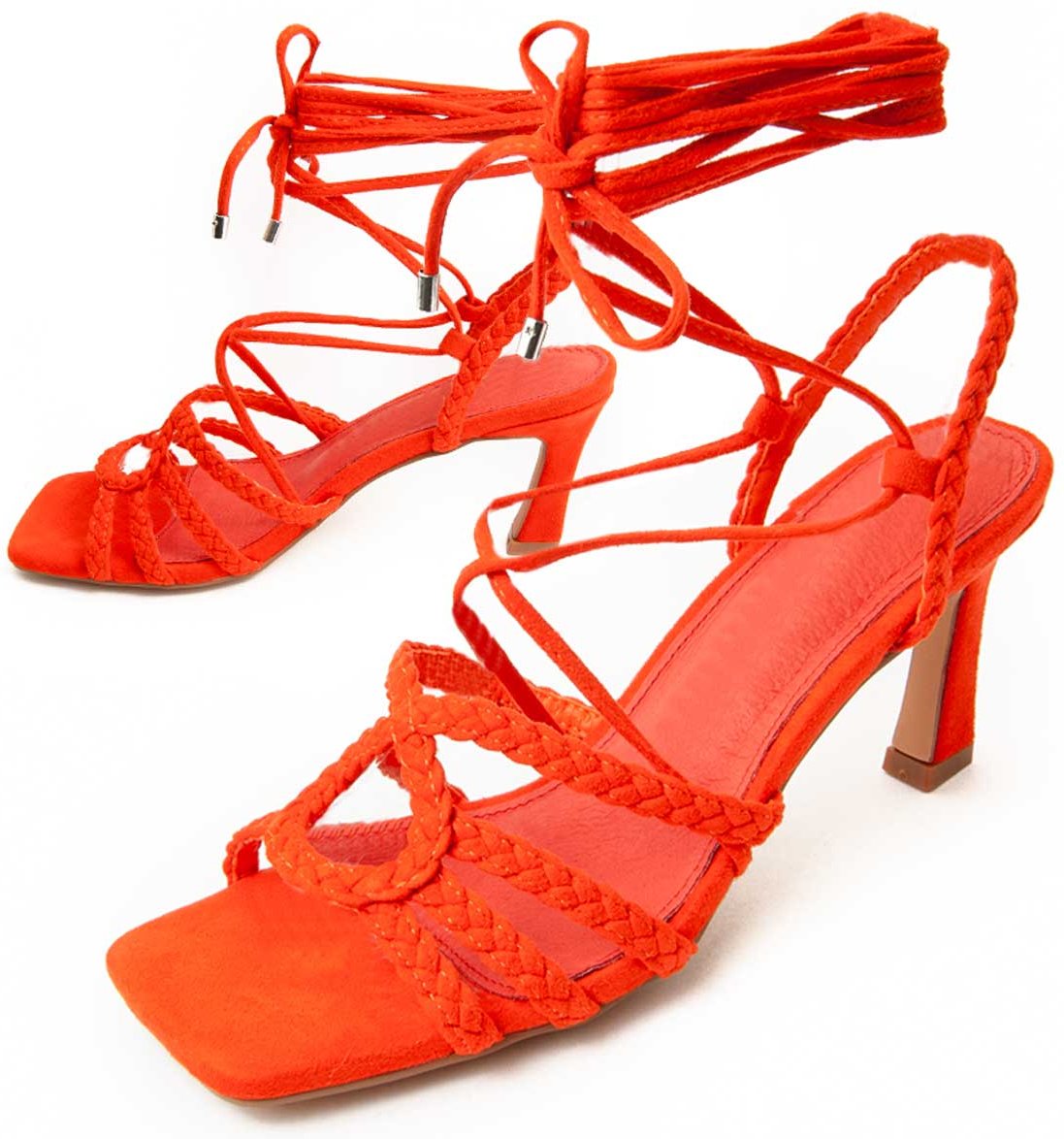 Montevita Heel Sandale Sandal8 in Orange
