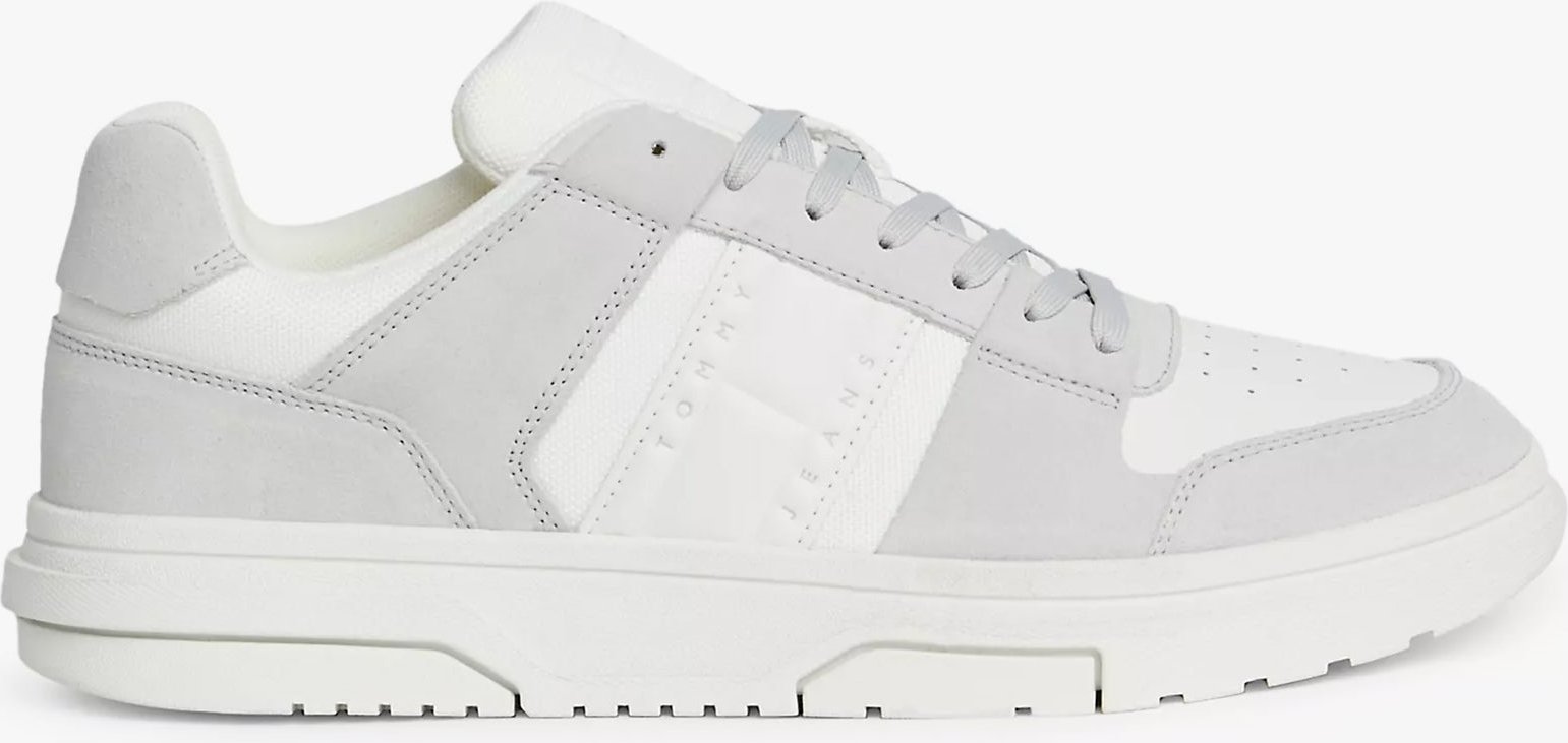 Tommy Hilfiger Die Brooklyn Wildleder Herren Sneaker Hellgrau