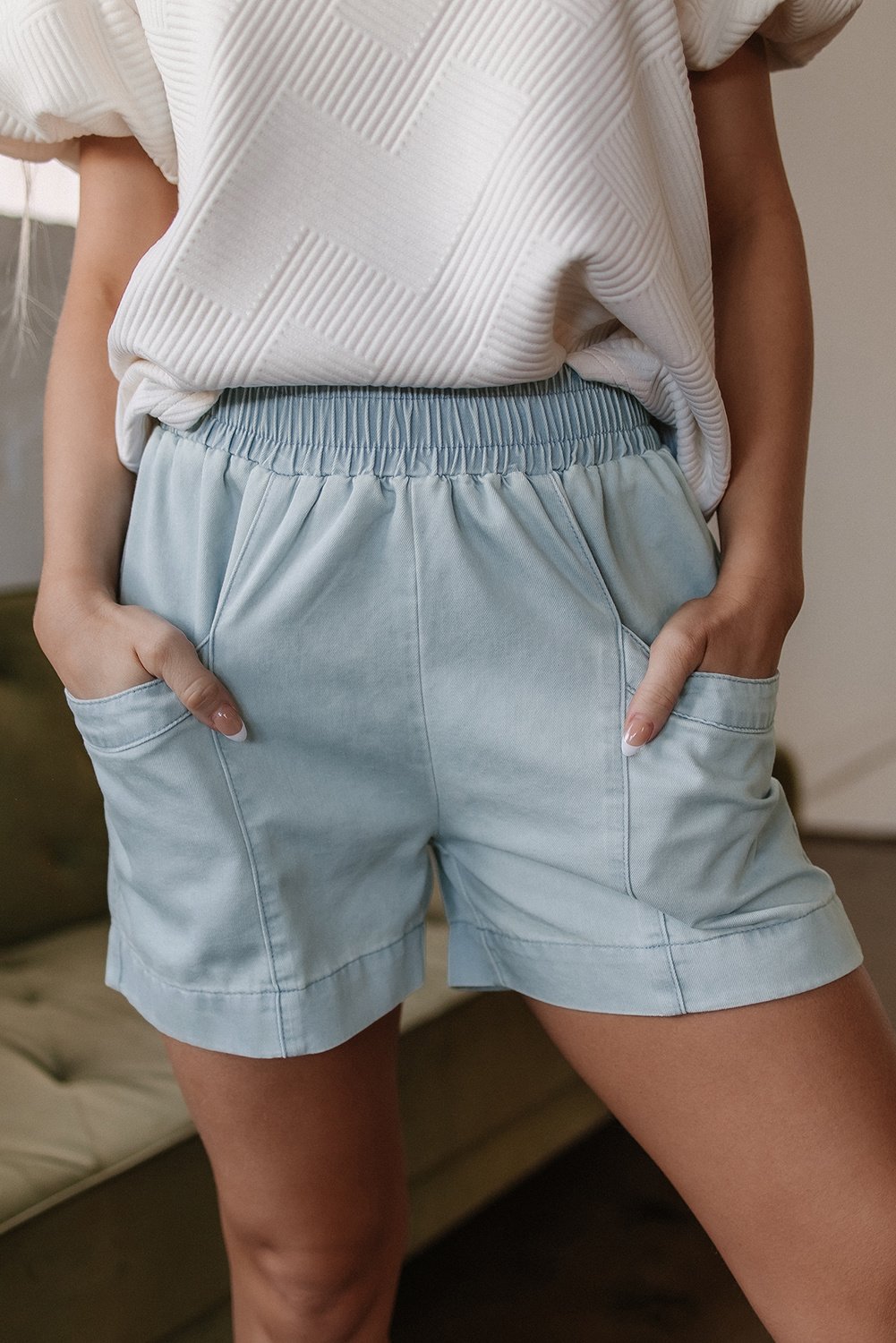Lässige Shorts mit Relaxed Fit