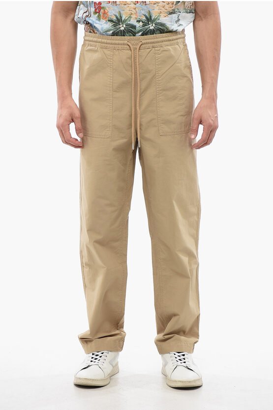 FATIGUE Hose mit Kordelzug in Beige