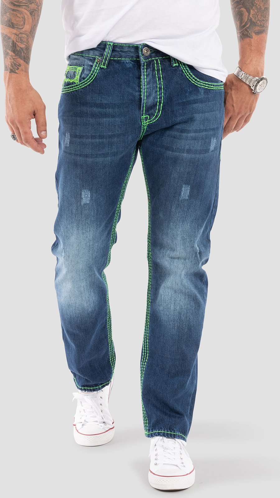 Rock Creek Jeans Blau
