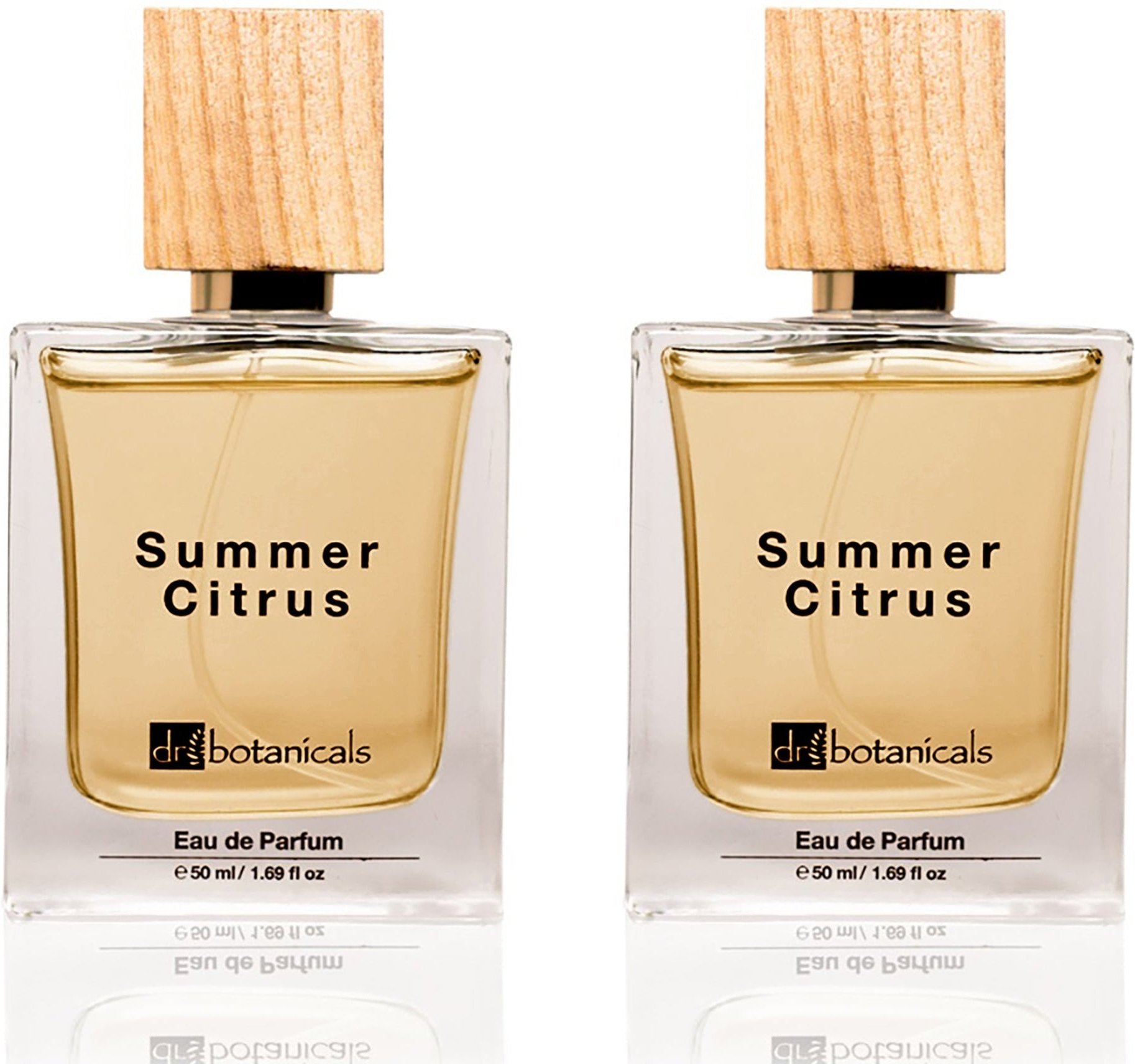 Dr Botanicals Citrus Summer Eau de Parfum 50ml x 2 Duo-Pack