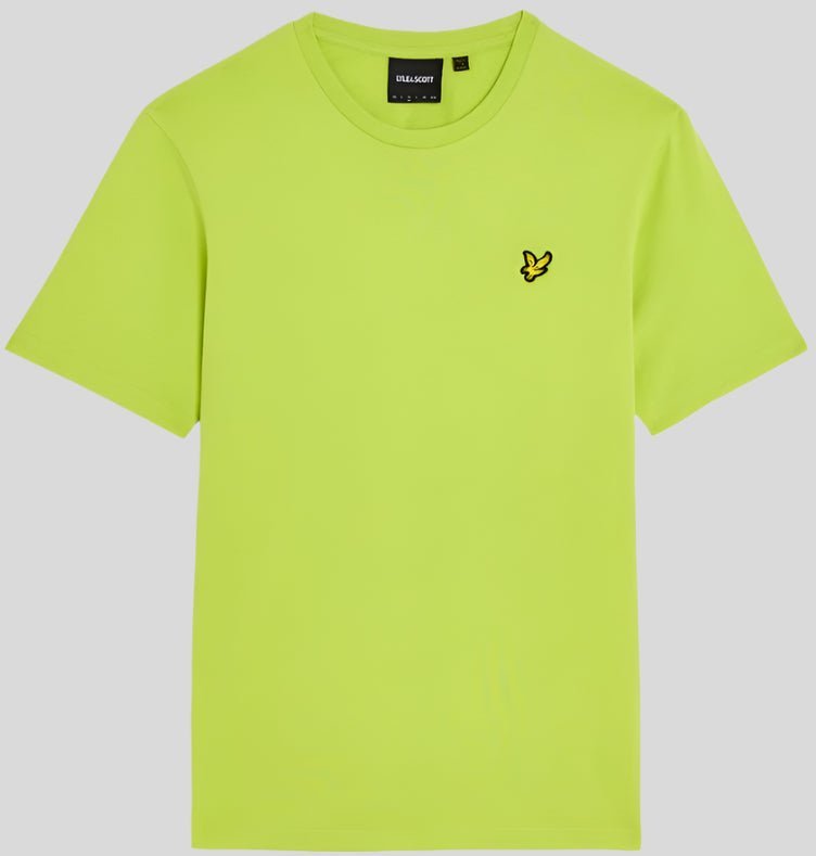 Lyle & Scott – Schlichtes T-Shirt – Limettengrün