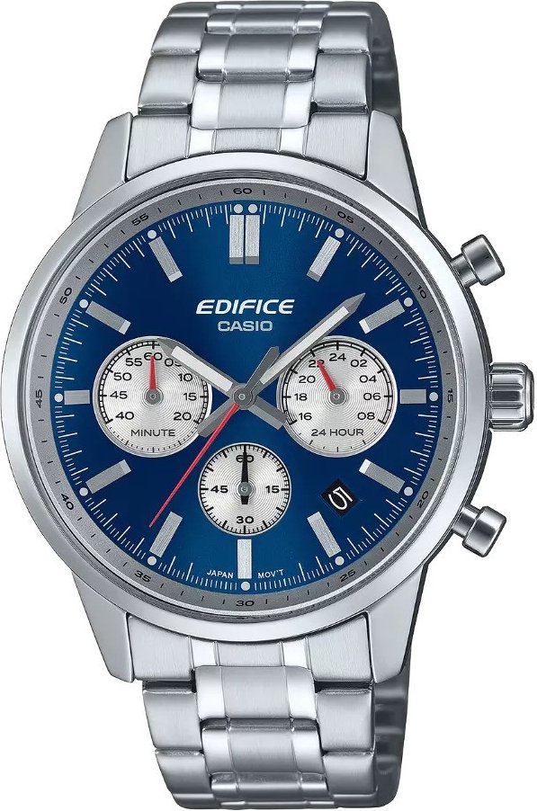 Casio Edifice Silber Herren Armbanduhr EFR-575D-2AEF