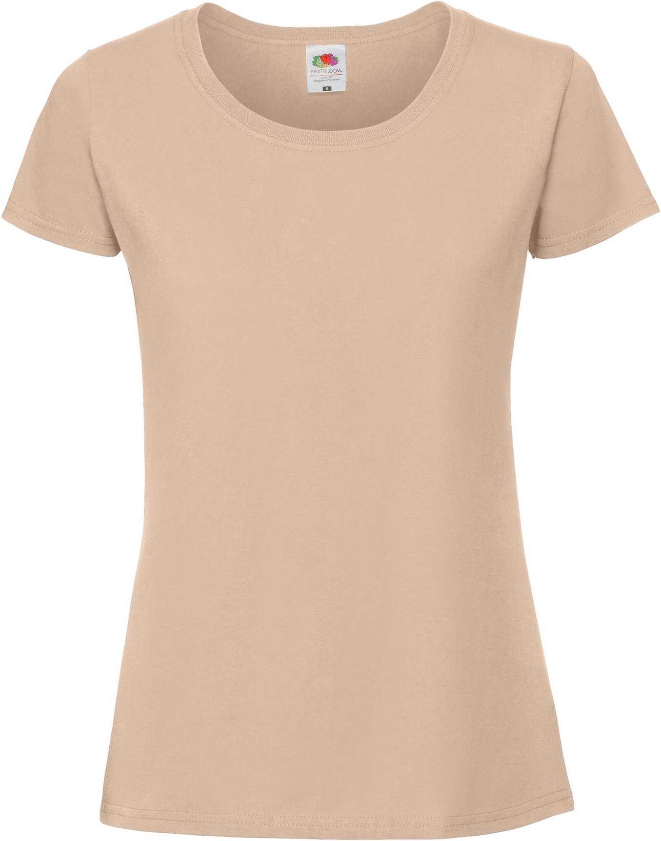 Fruit of the Loom - "Premium" T-Shirt für Damen (Sand)