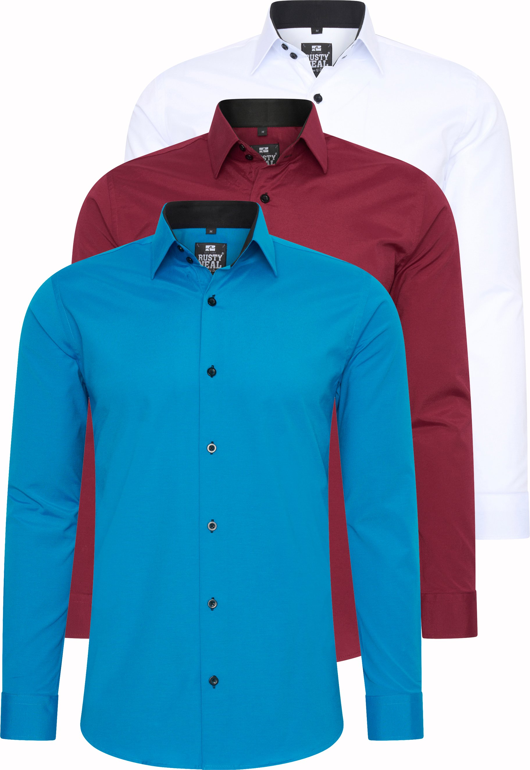 3er Set Business Hemd