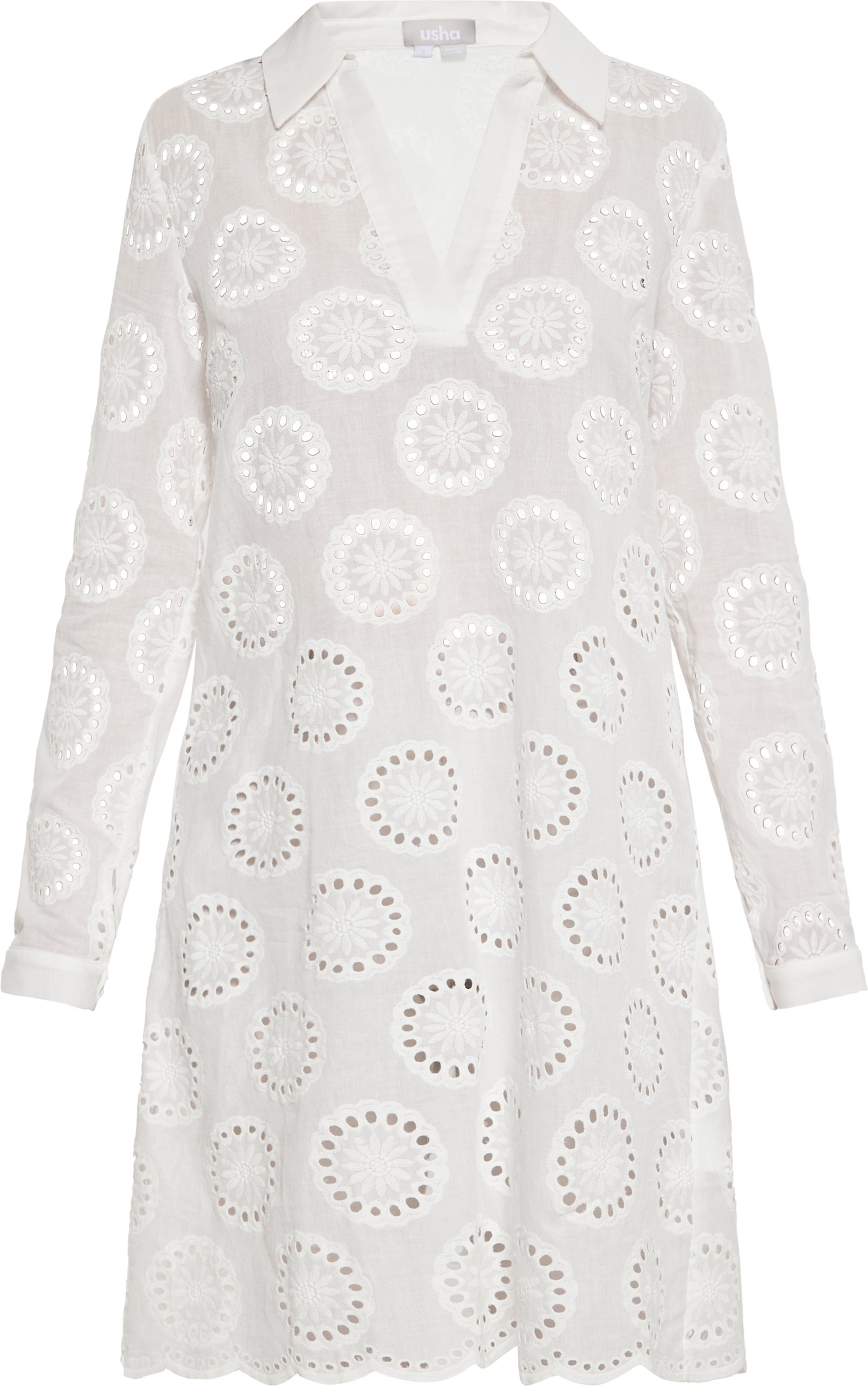 usha Kleid Damen weiss