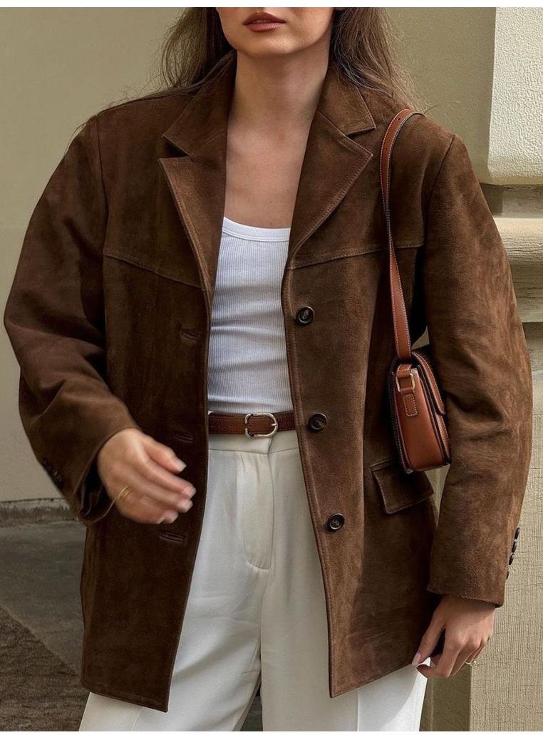 Thumbnail - Damen Jacke mit Reverskragen und Knopfleiste