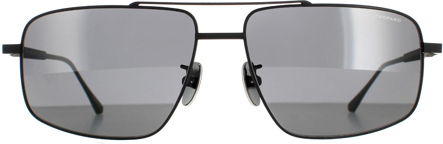 Chopard Aviator Herren halbmatt schwarz rauchfarben polarisiert SCHF21M