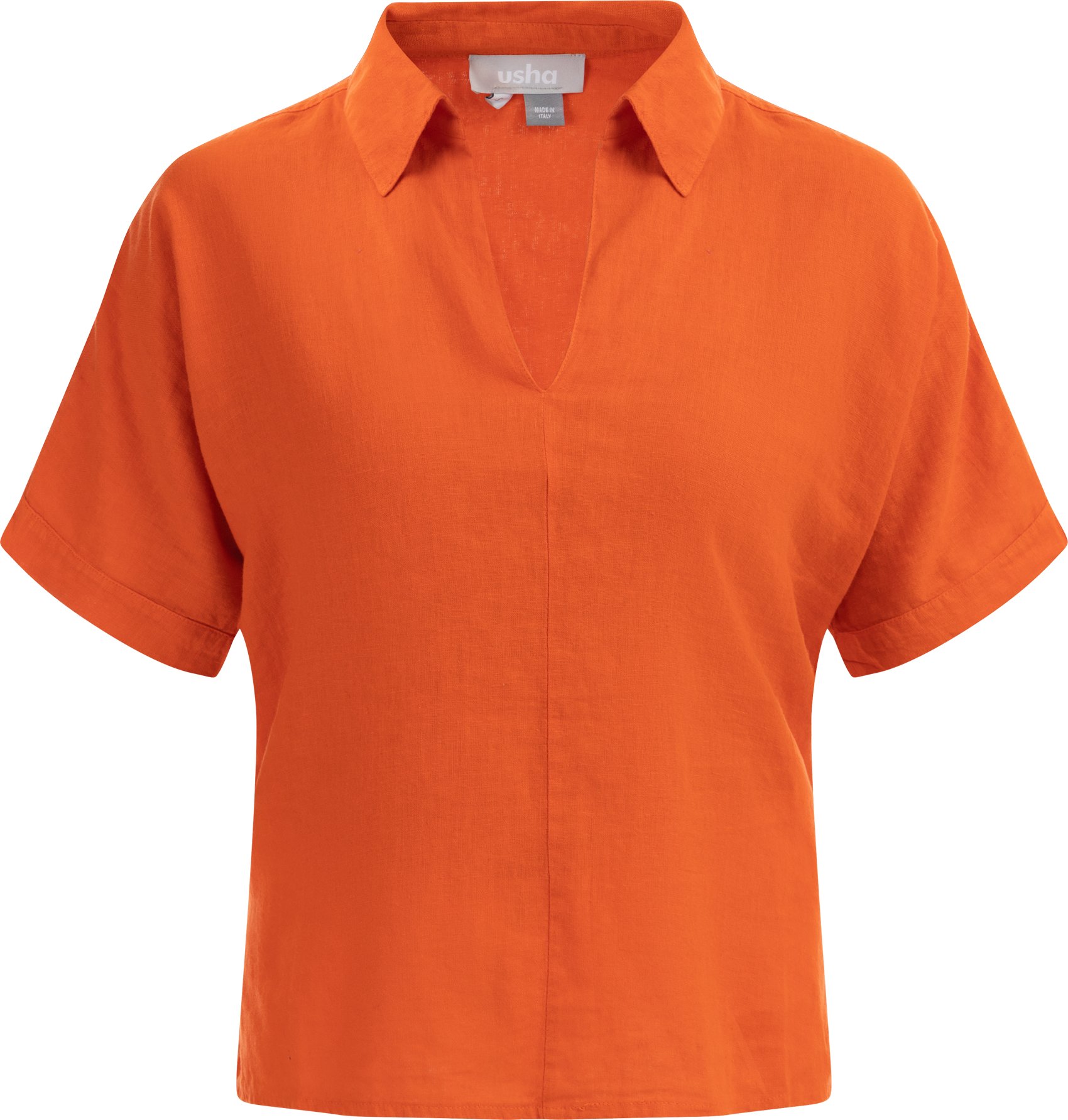 usha Blusenshirt Damen orange