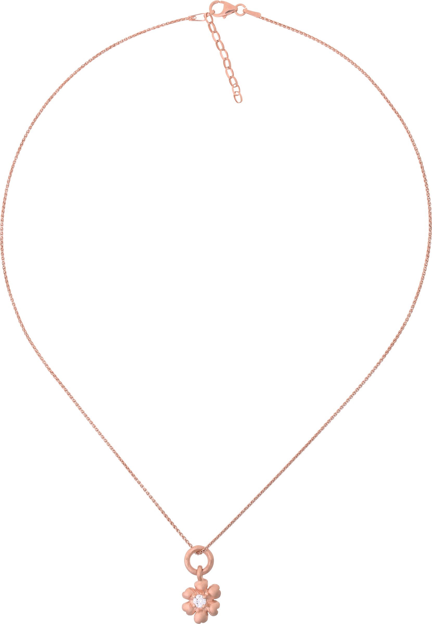 Orphelia Damen-Kette aus 925er Sterlingsilber mit Anhänger - Rosé ZH-4854/1