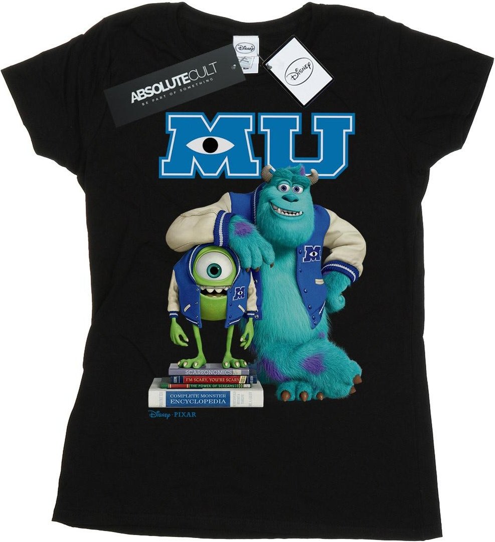 Disney - "Monsters University" T-Shirt für Damen (Schwarz)