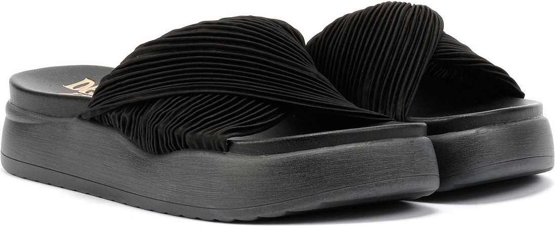 Desert Fleur Gabbro Satin Damen Sandalen In Schwarz