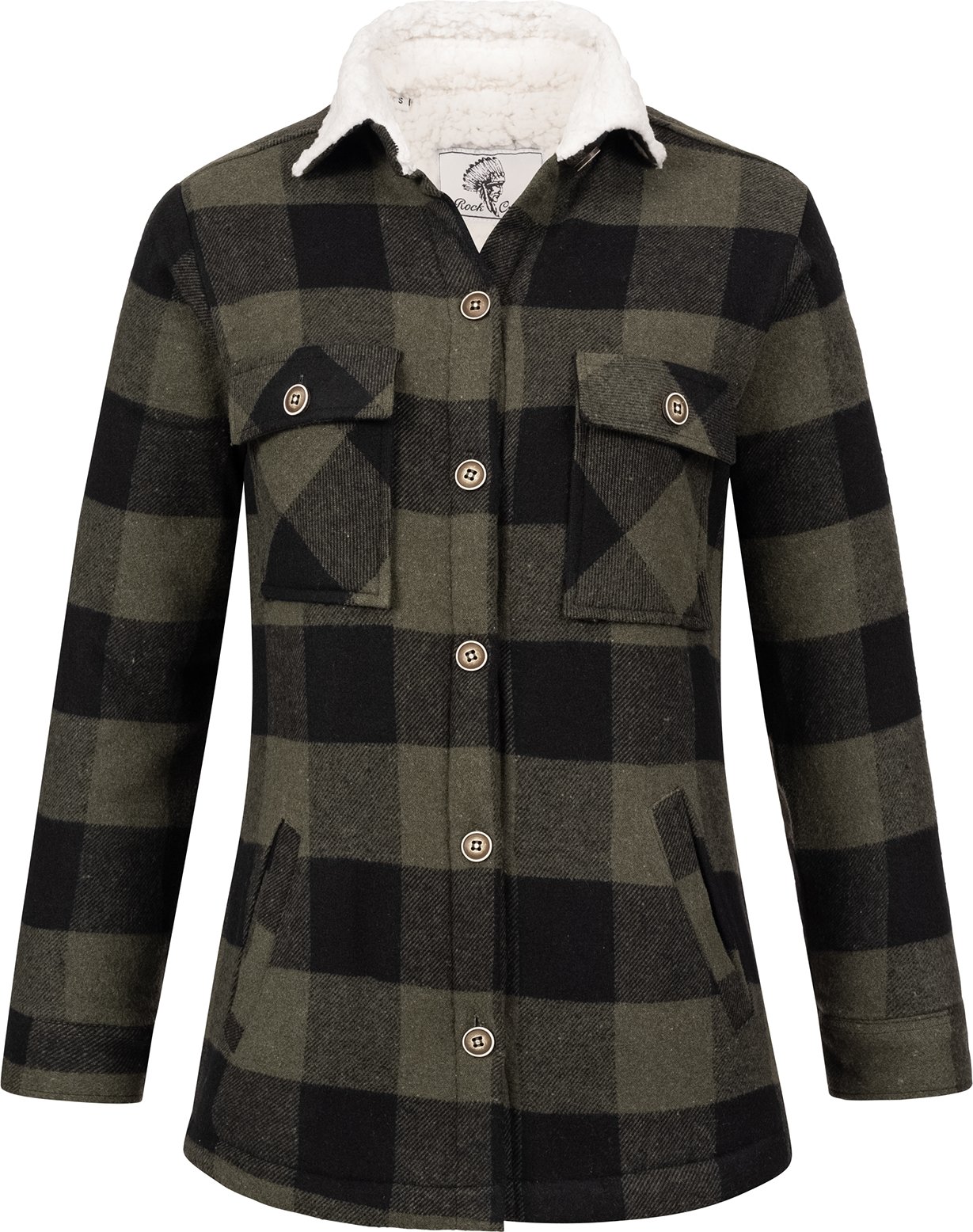 Rock Creek Winterjacke Dunkelgrün