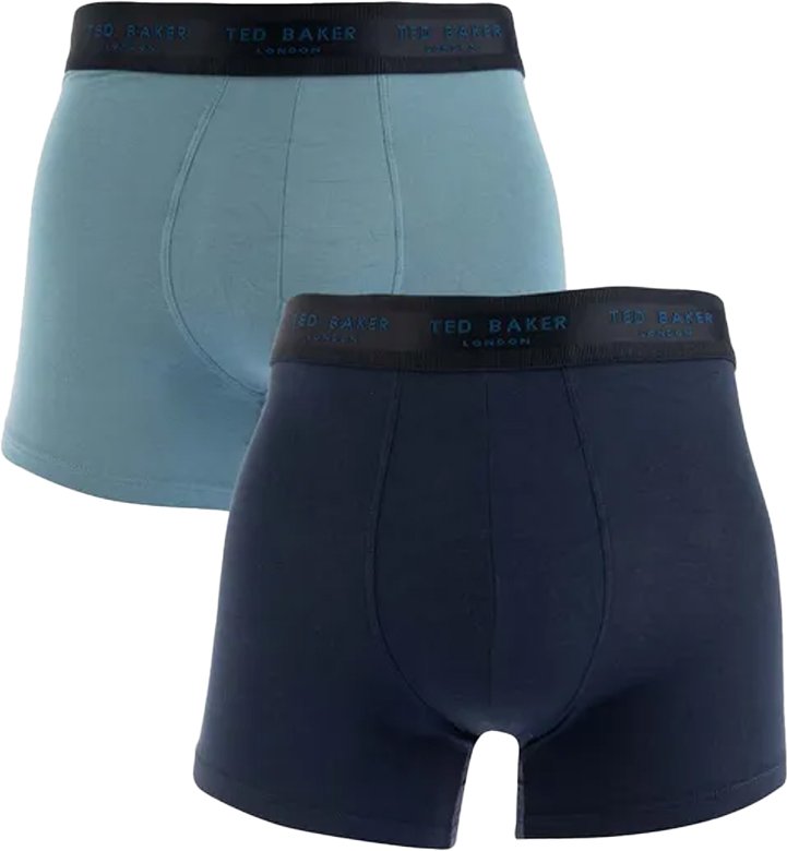 Ted Baker - Boxershorts für Herren(2er-Pack) (Marineblau)