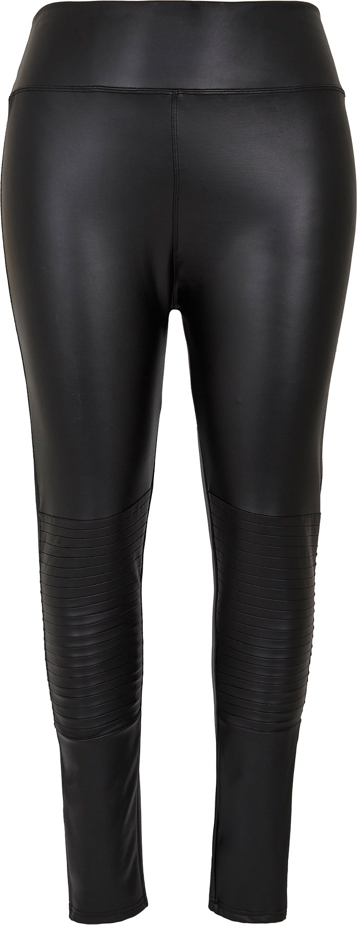 Apricot Lederlook Biker Leggings