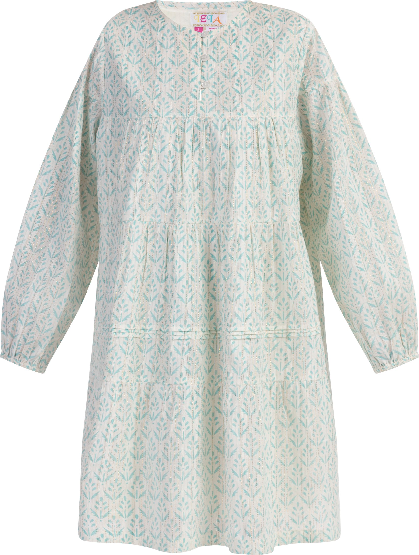 IZIA Midikleid mit Allover-Print Damen türkis