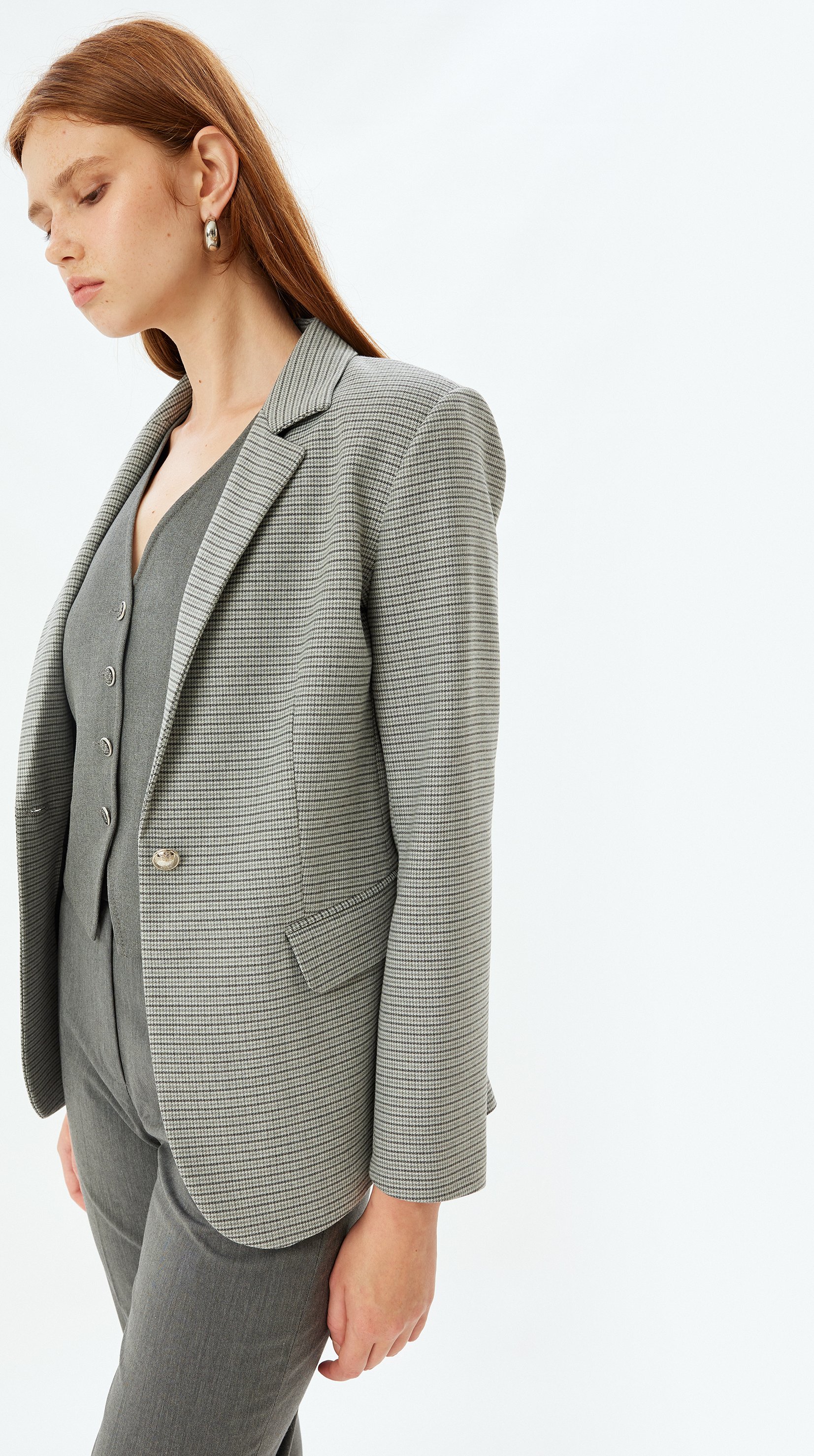 Koton Blazer Regular Umschlag Blazer