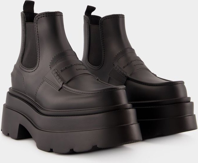 Carter Platform Rain Stiefeletten - Alexander Wang - Gummi - Schwarz