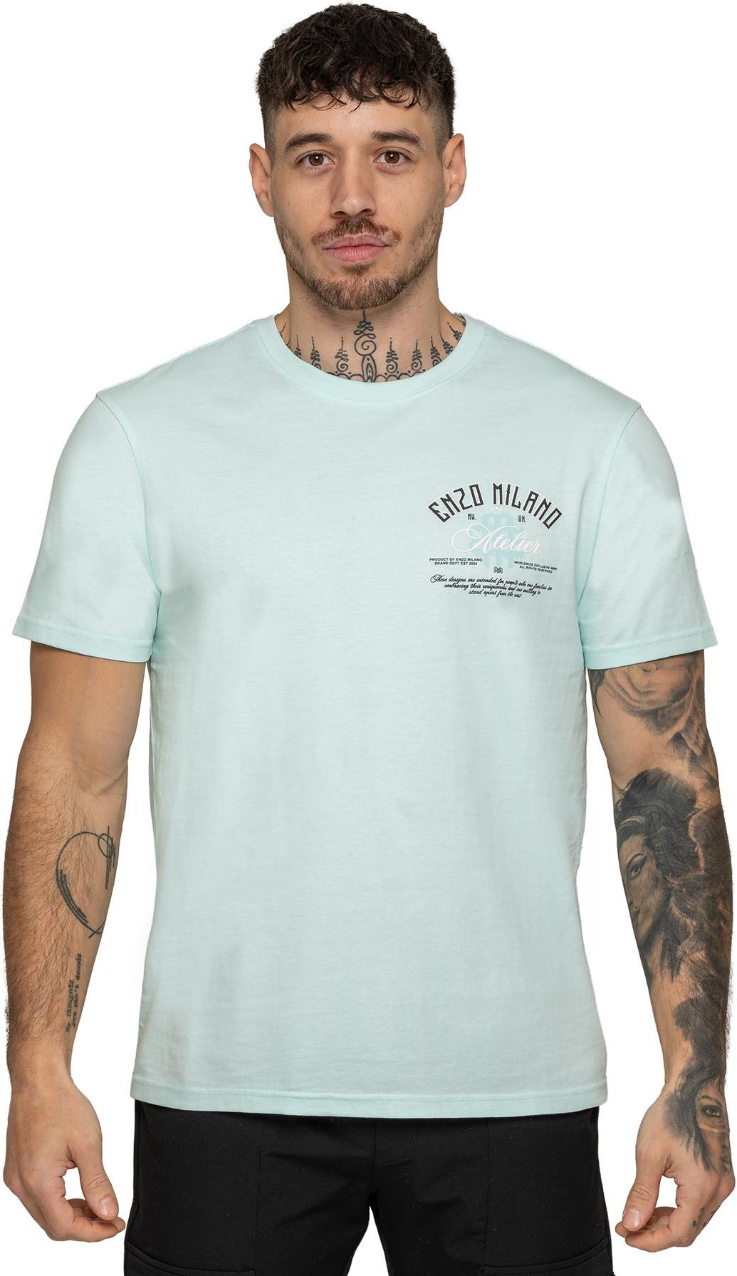 Enzo Milano | Herren Atelier Print T-Shirt