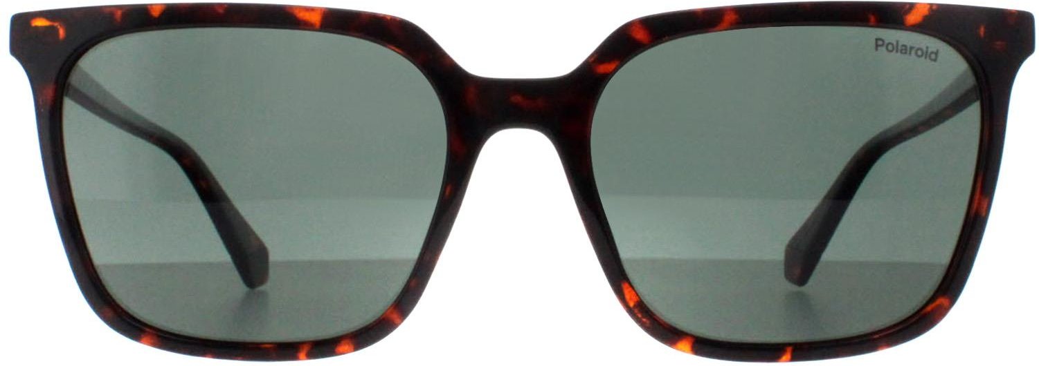 Polaroid Square Damen Havanna Grün Polarisiert PLD 4163/S