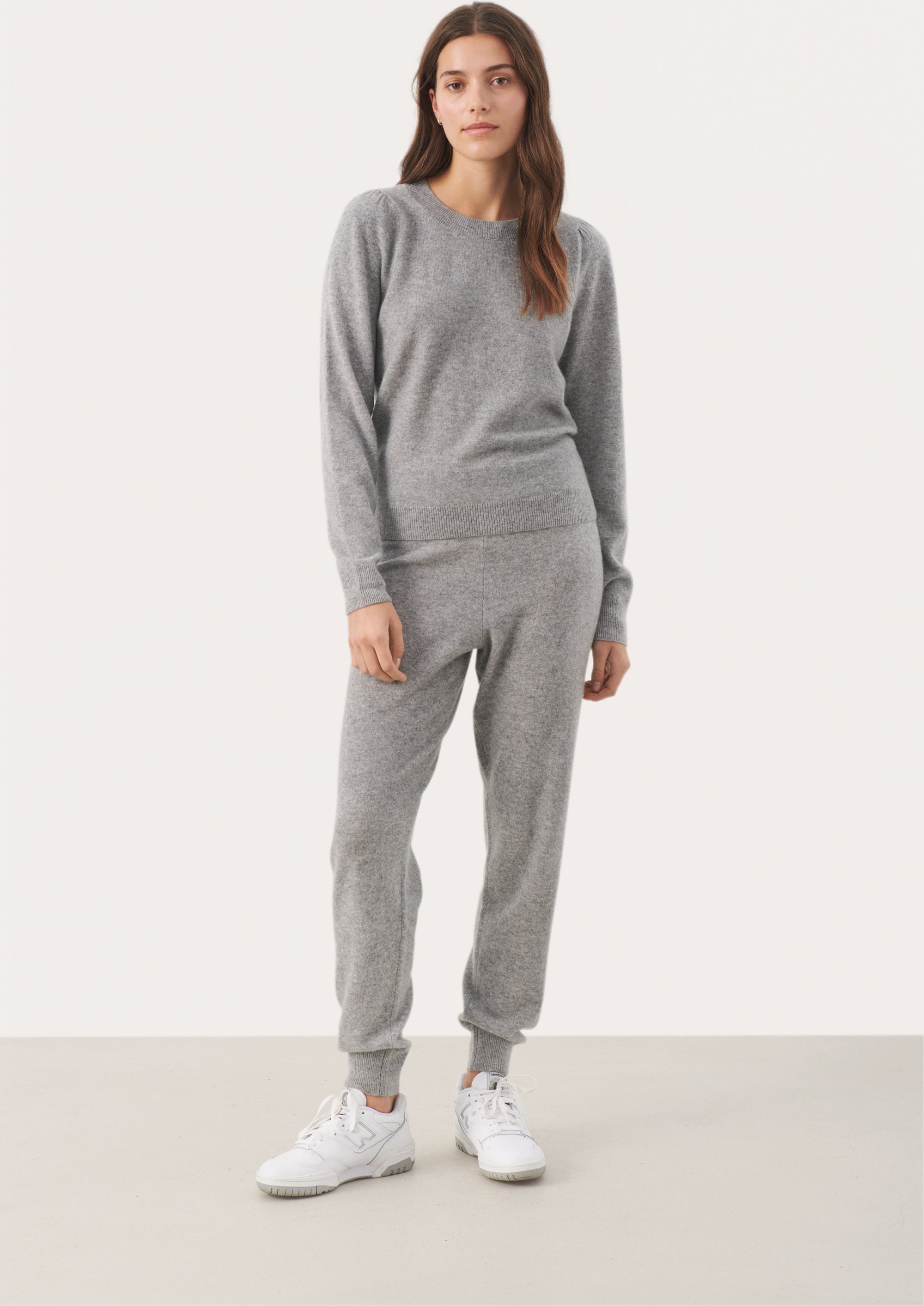 Strickpullover Gerade Passform grey