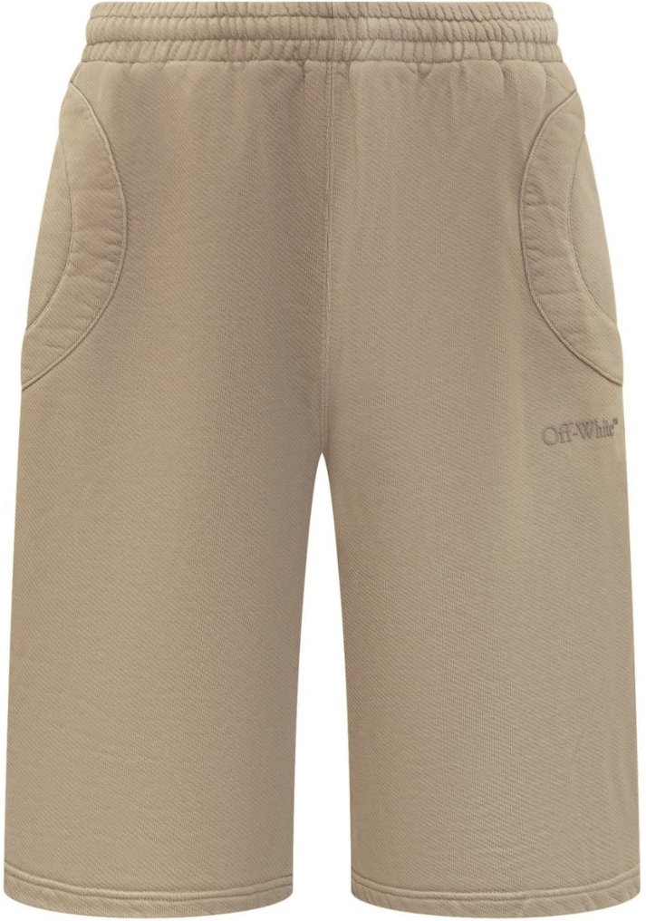 Off-white Laundry Circle Sweatshorts Beige