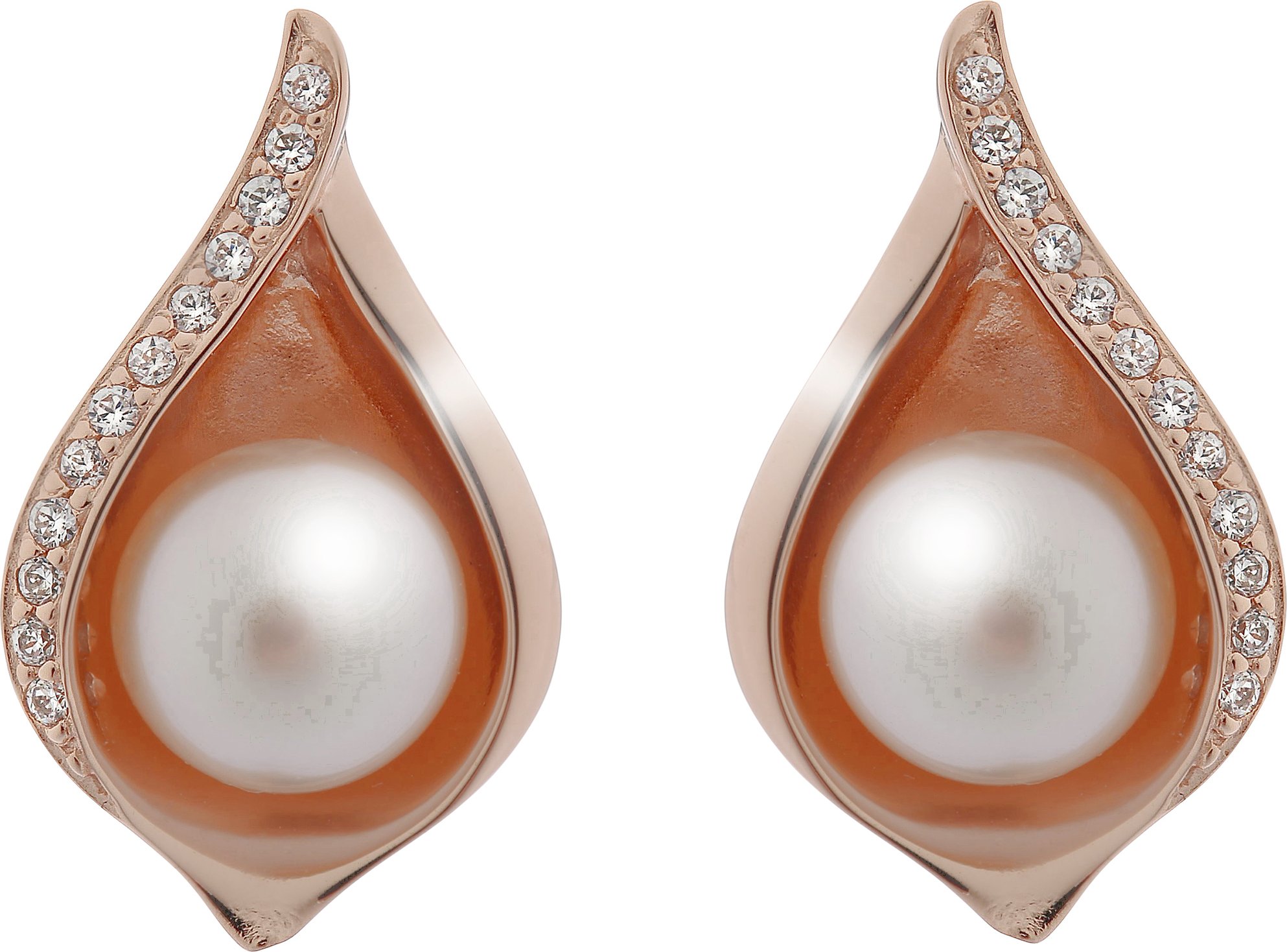 Orphelia 'Sophia' Ohrstecker aus 925er Sterlingsilber für Damen - Rosé ZO-7234/RG