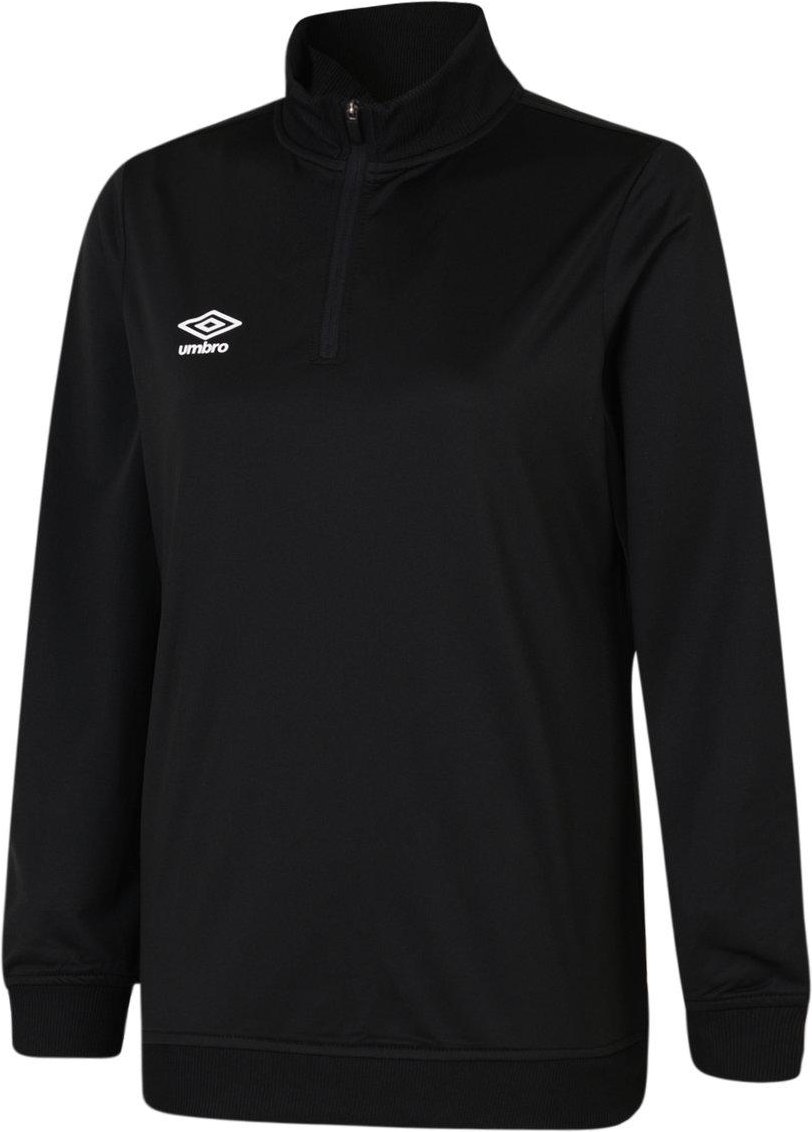 Umbro Womens/Ladies Club Essential Half Zip Sweatshirt (Schwarz)