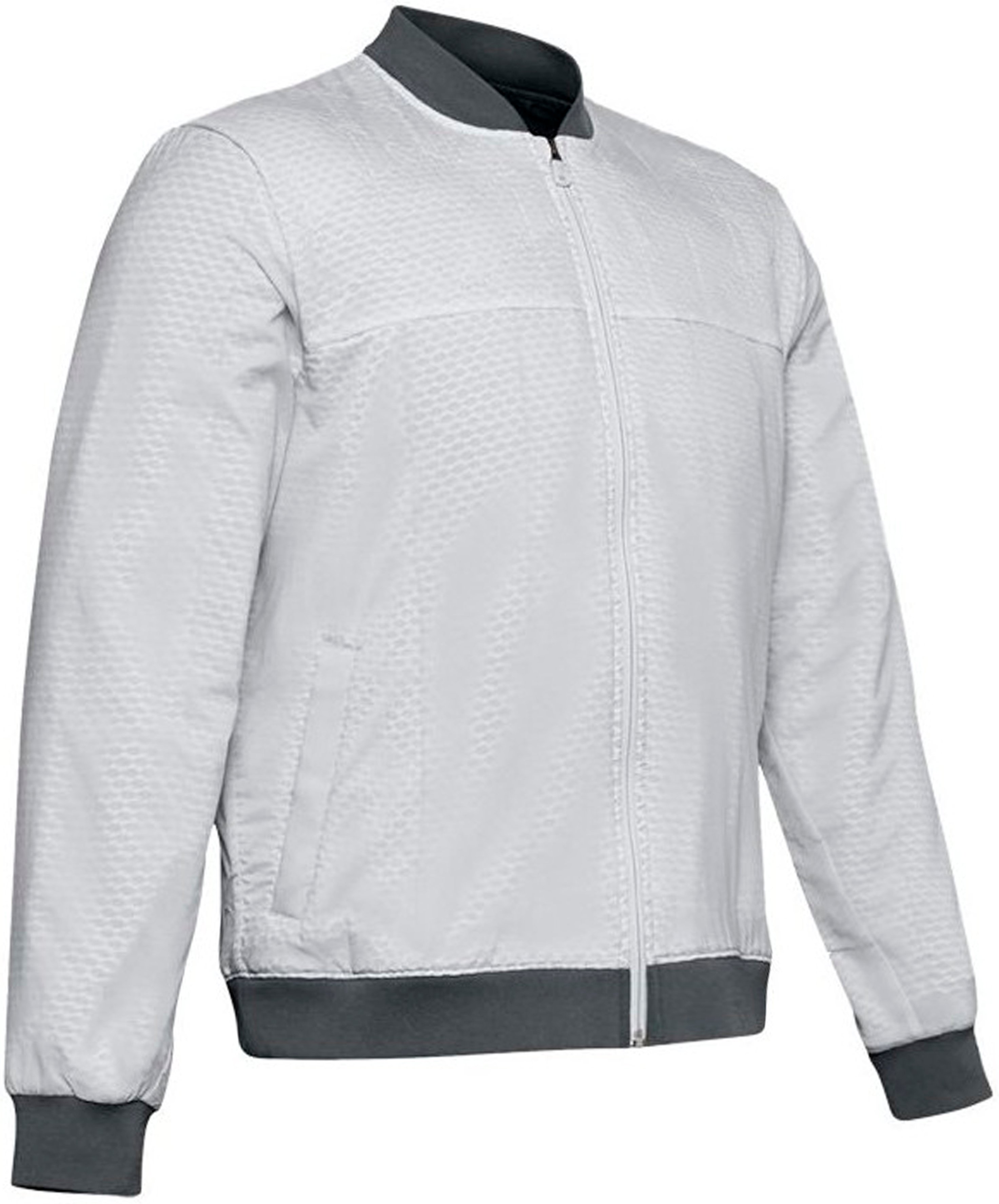 Under Armour Herren Coldgear Reactor Bomber Jacke grau 1350940 014