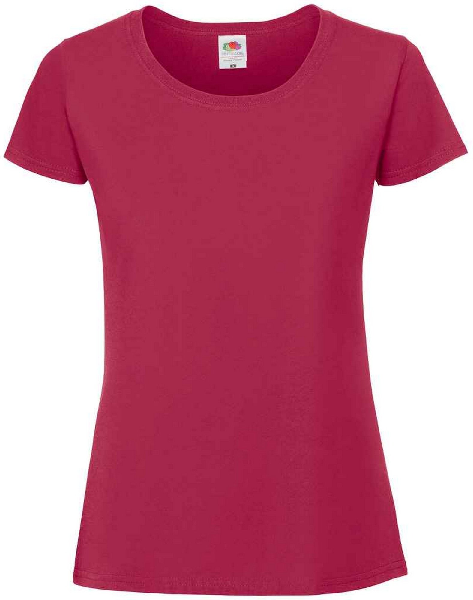 Fruit of the Loom - "Iconic" T-Shirt für Herren (Cranberry)