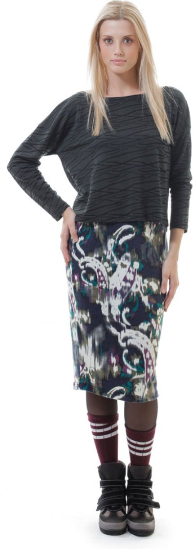 Thumbnail - Jacquard-Top mit niedrigem Rücken