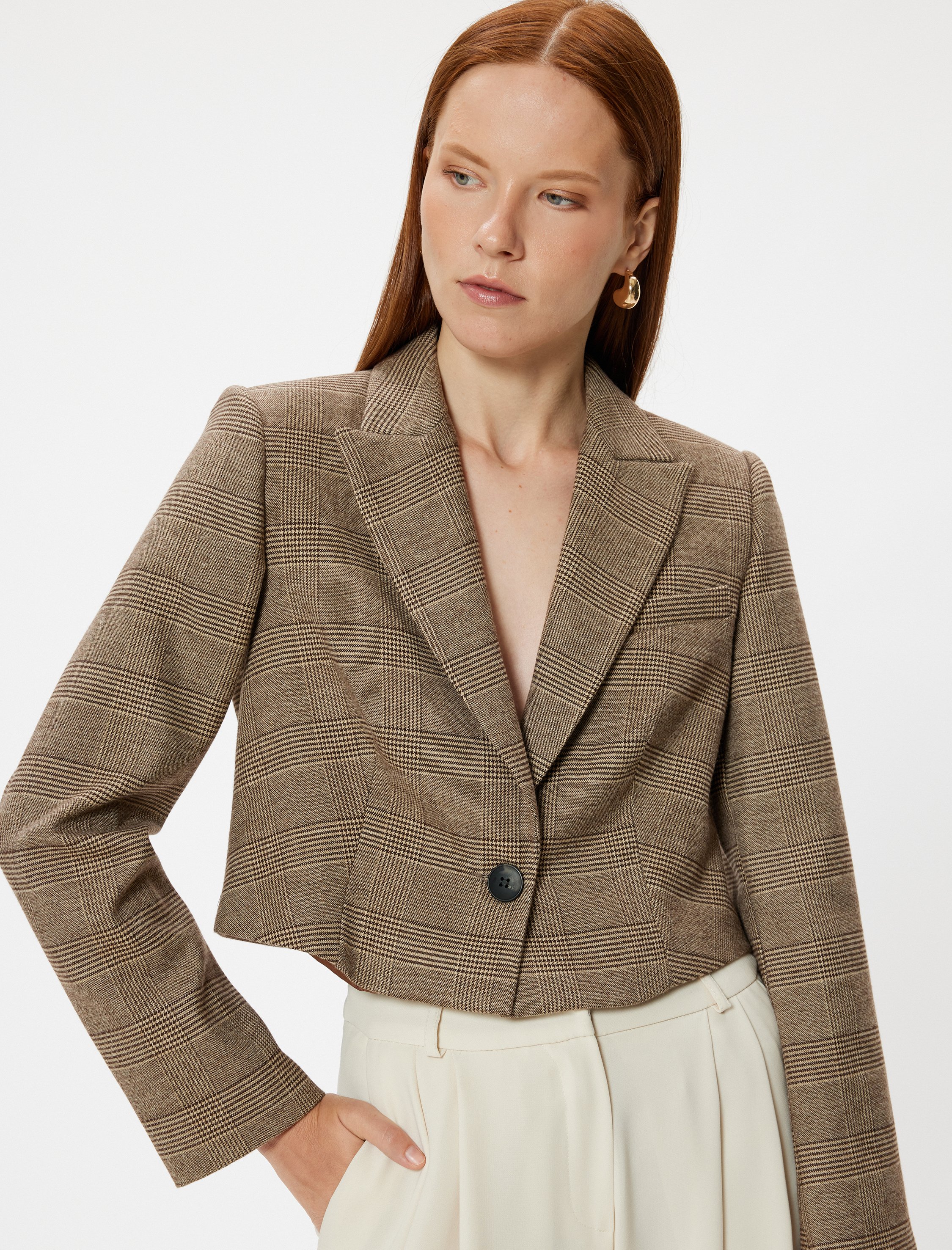 Koton Blazer Regular Umschlag Blazer